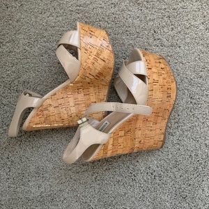 Steve Madden Nude Wedges